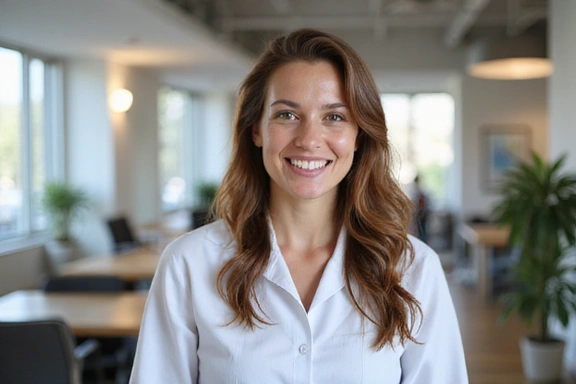 Professionelles Porträt der Ernährungsberaterin